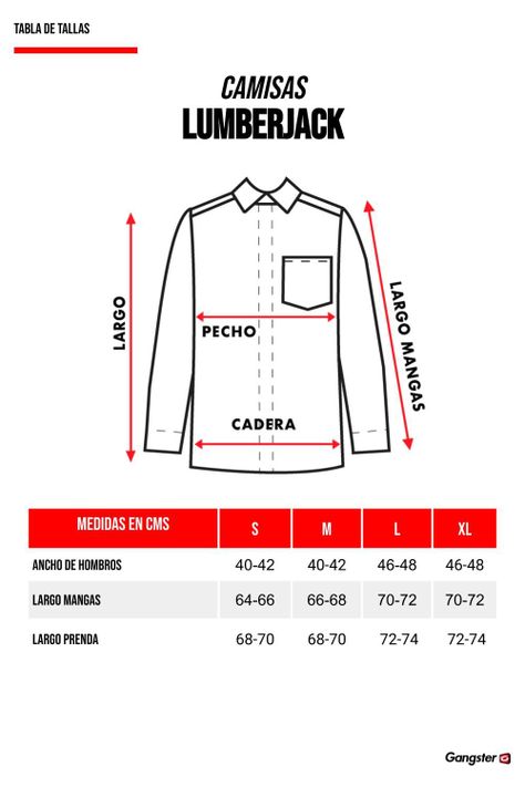 Camisa Lumberjack Azul Gangster-4