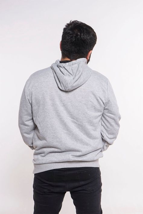 Plus Poleron Full Zipper Sili Gris Gangster-1