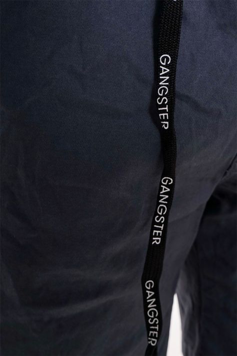 Plus Short Canvas Liso Azul Gangster-2