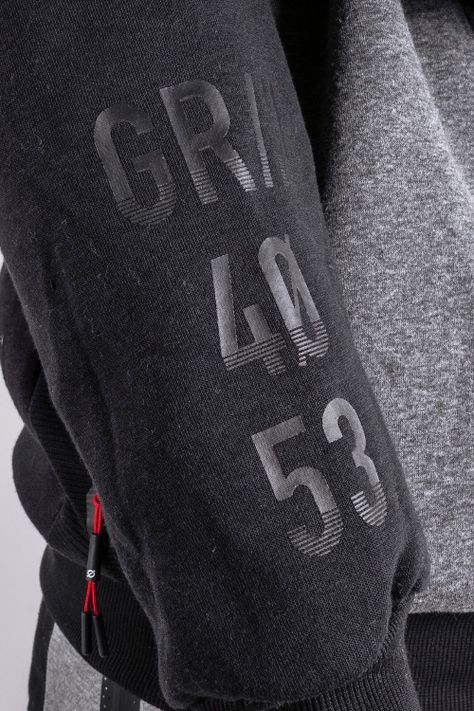 Polerón Full Zipper Fleece Nitty Negro Gangster-4