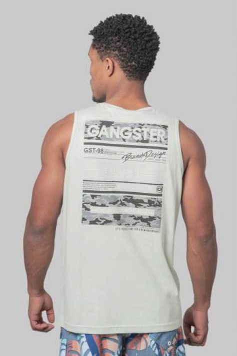 Polera Sm Camo Verde Gangster-1