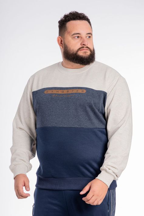 Plus Poleron Crew Front Logo Arena Gangster-0