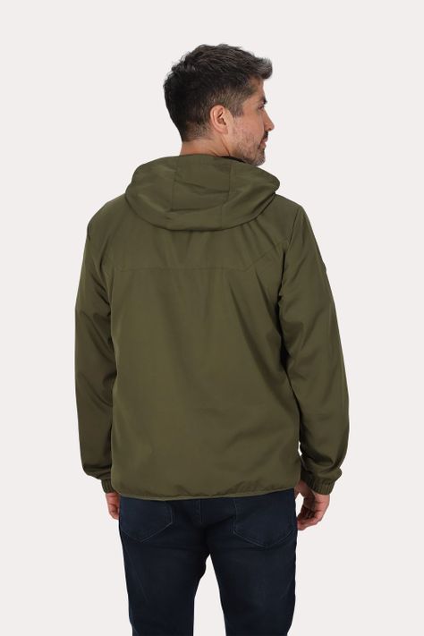 Cortaviento Chill Verde Oliva Oscuro Gangster-1