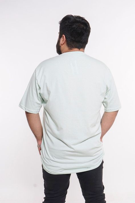 Plus Polera Mc Básica Caut Verde Gangster-2
