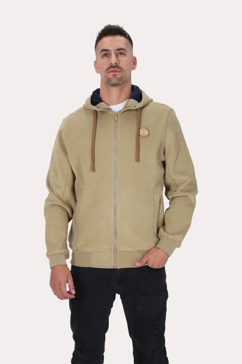 Poleron Full Zipper Outland Cafe Gangster-0