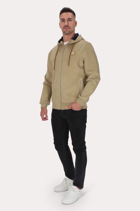 Poleron Full Zipper Outland Cafe Gangster-3