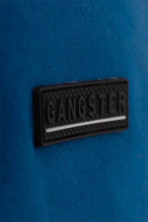 Polerón Hoodie Fleece Everyday Azul Gangster-3