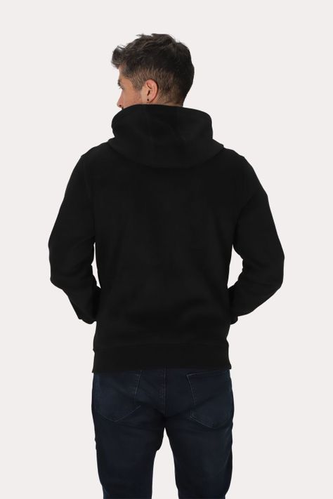 Poleron Full Zipper Nordvik Negro Gangster-1