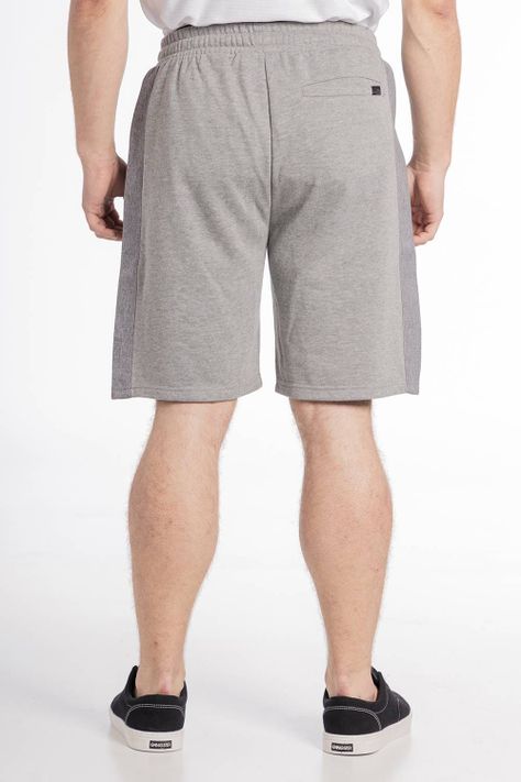 Teen Short Jogger Pocket Logo Gris Gangster-1