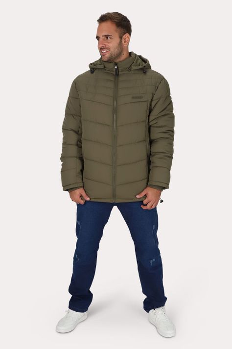 Plus Parka Vetra  Verde Oliva Oscuro Gangster-2