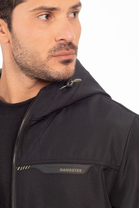 Chaqueta Full Zipper Windrax Azul Marino Mezcla Gangster-3