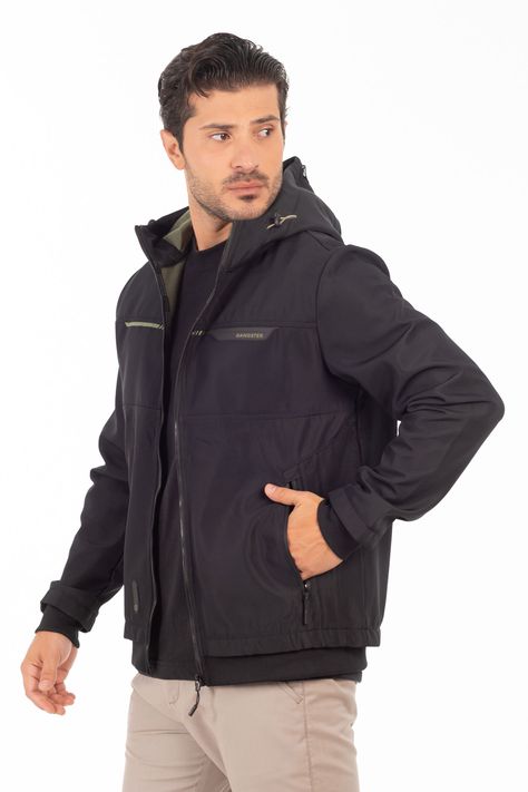 Chaqueta Full Zipper Windrax Azul Marino Mezcla Gangster-4