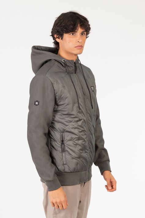 Chaqueta Hibridas Loom Grafito Gangster-1