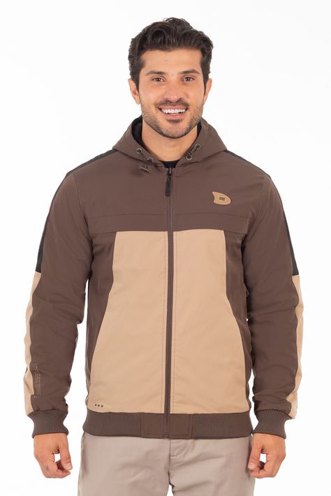 Cortaviento Reversible Twist Cafe Gangster-0