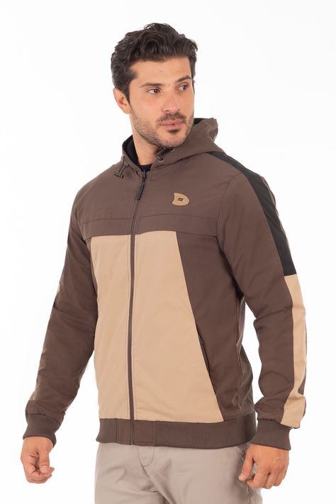 Cortaviento Reversible Twist Cafe Gangster-1
