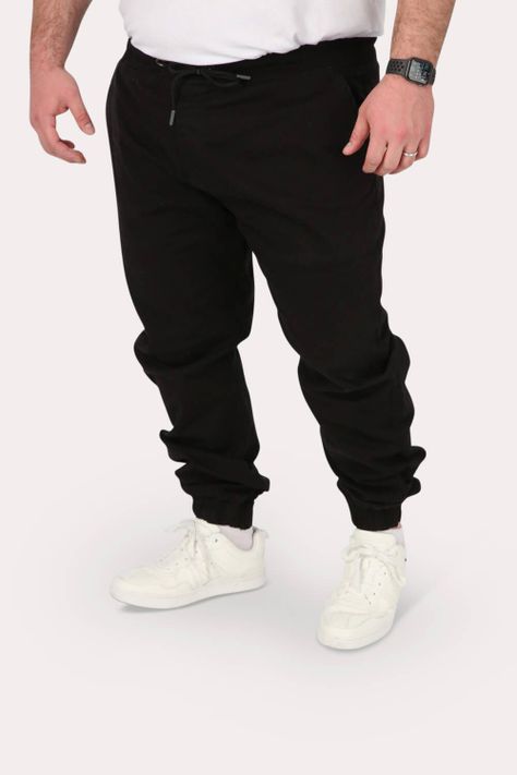 Plus Pantalon Jogger Canvas 0 Negro Gangster-0