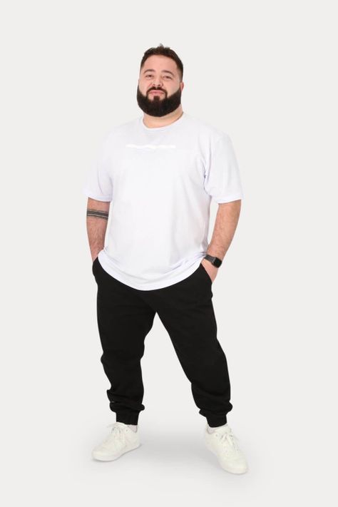 Plus Pantalon Jogger Canvas 0 Negro Gangster-3