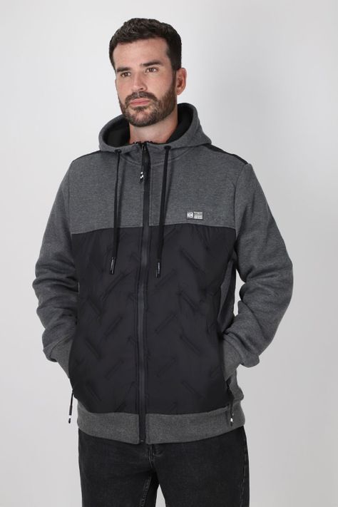 Chaqueta Híbrida Sintesis Gris Gangster-0