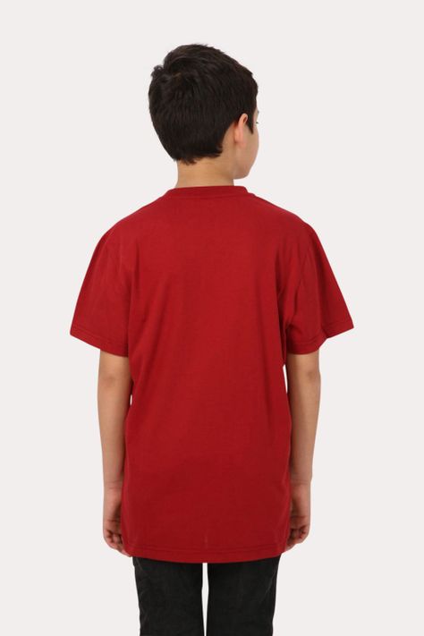 Teen Polera Mc Básica  Saco Rojo Gangster-1