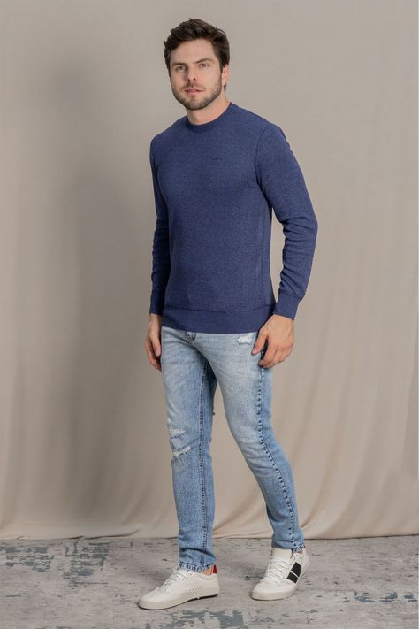 Chaleco  Liviano Plain 4 Azul Marino Gangster-2