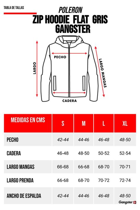 Poleron Full Zipper Cozy Gris Gangster-4