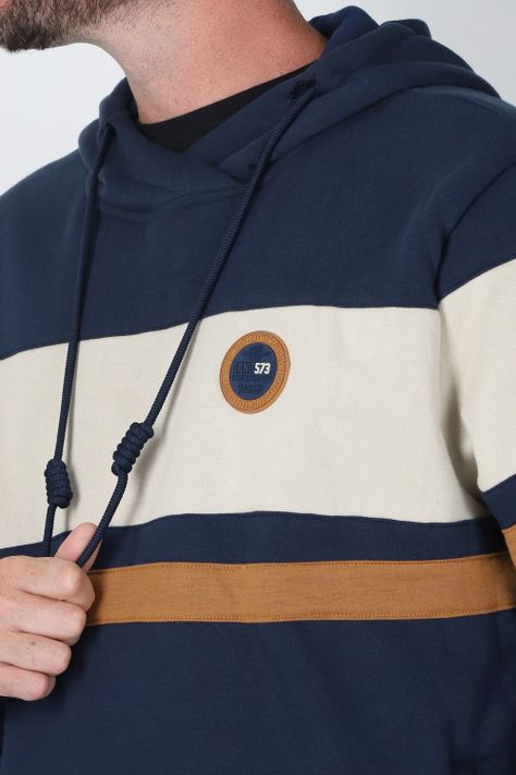 Poleron Hoodie Bliss Azul Gangster-2