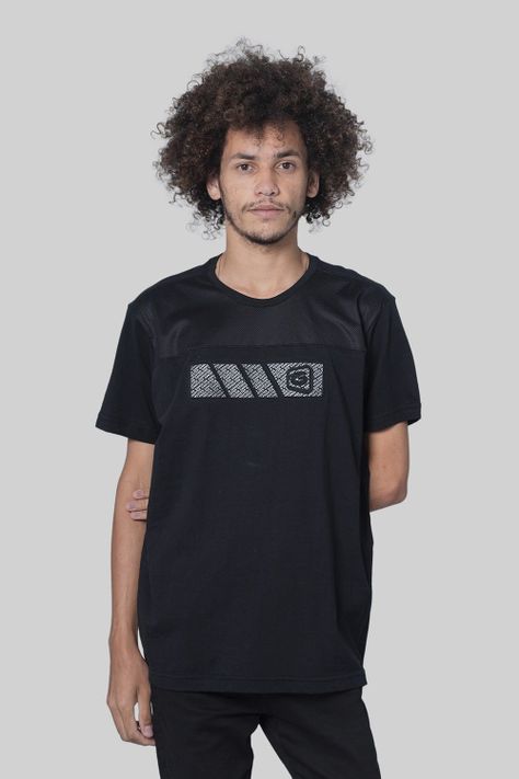 Plus Polera Mc Especial Over Negro Gangster-0