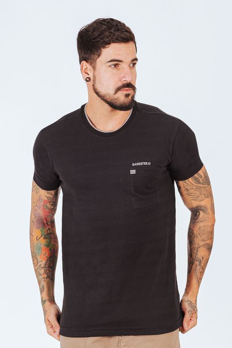 Polera Mc Especial Natal Negro Gangster-0