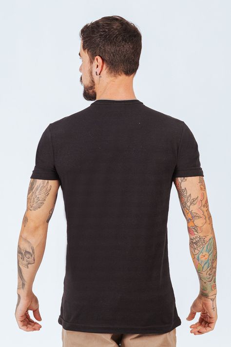 Polera Mc Especial Natal Negro Gangster-1