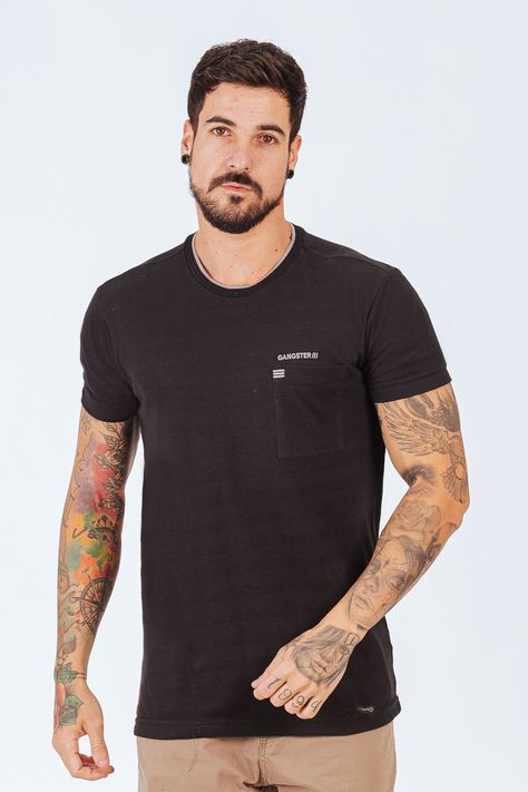 Polera Mc Especial Natal Negro Gangster-4