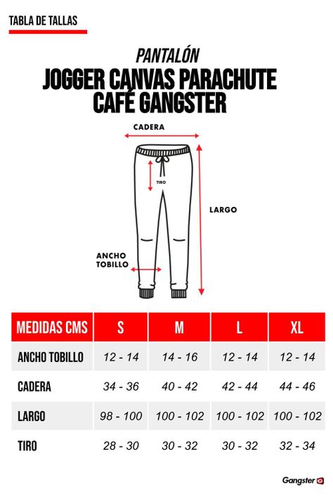 Pantalon Jogger Canvas Parachute Café Gangster-4