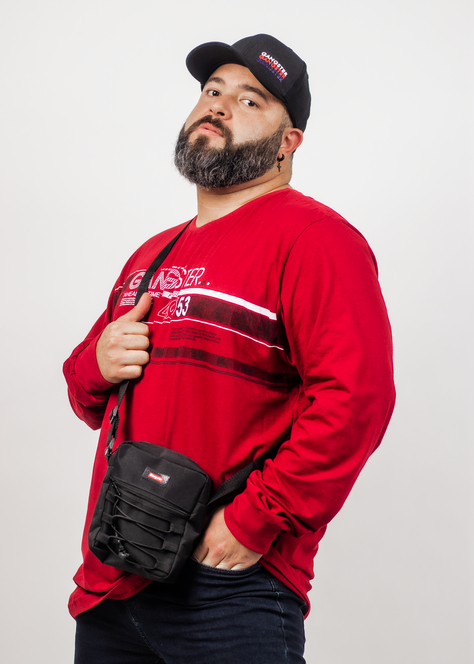 Plus Polera Manga Larga Time Rojo Gangster-2