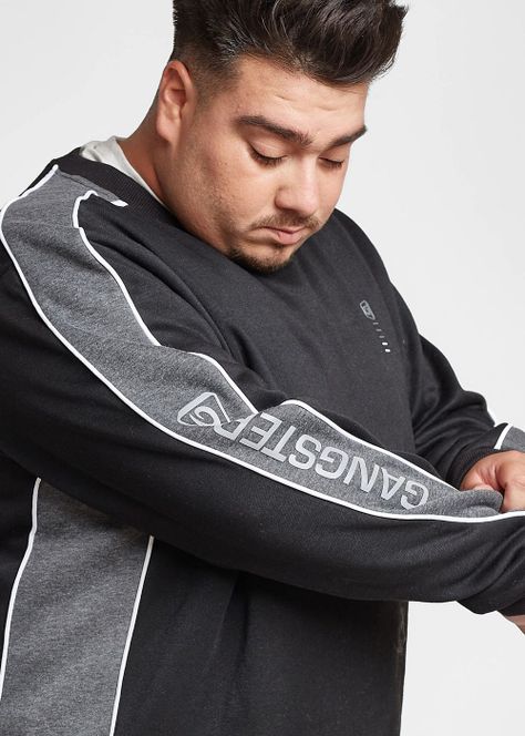 Plus Poleron Crew Side Negro Gangster-2