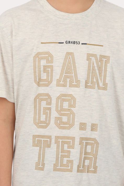 Teen Polera Mc Básica  Mundau Beige  Gangster-2
