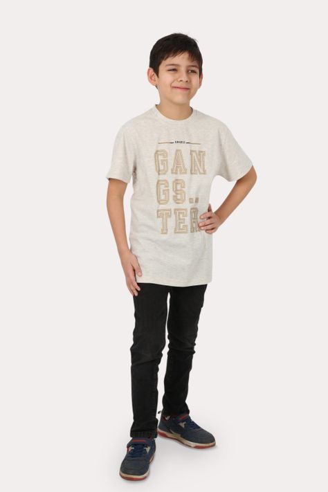 Teen Polera Mc Básica  Mundau Beige  Gangster-3