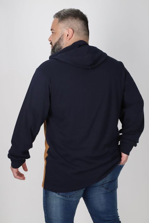 Plus Polera Manga Larga Ultimate Azul Marino Gangster-1