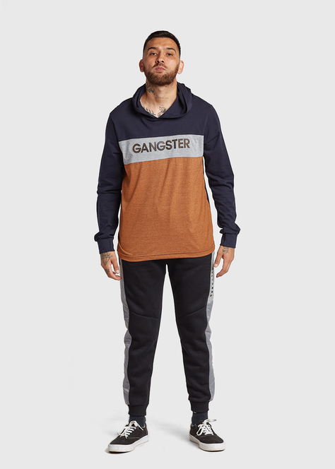 Polera ML Continental Azul Marino Gangster-3