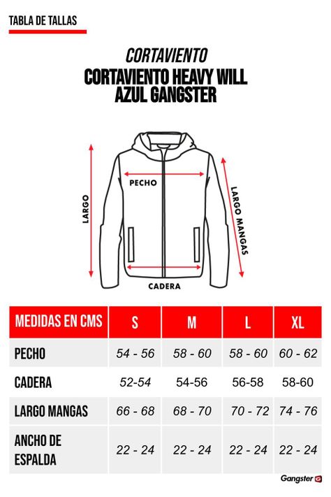 Cortaviento Heavy Luck Azul Marino Gangster-4