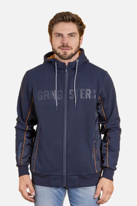 Polerón Full Zipper Sherpa Coexist Azul Gangster-0