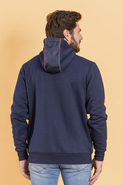 Polerón Full Zipper Sherpa Coexist Azul Gangster-1