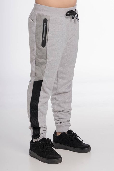 Teen Buzo Liviano Loopback Gris Gangster-1