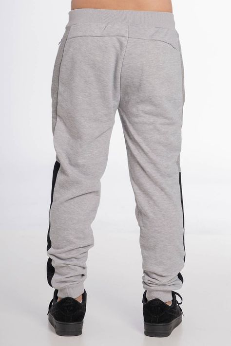 Teen Buzo Liviano Loopback Gris Gangster-2