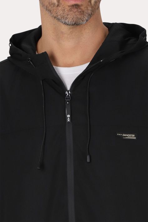Cortaviento Flurry Negro Gangster-3