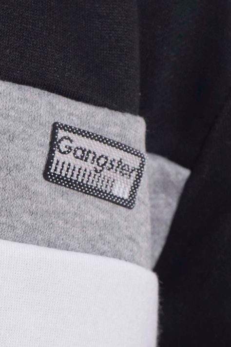 Teen Poleron Crew Flag Negro Gangster-2