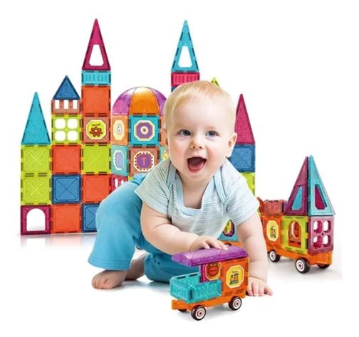 Juguete Magnético Magnetic Diy Blocks 32 Piezas-0