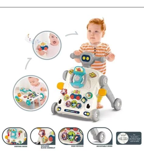 Andador Caminador Scooter Bebé Musical Multifuncional 6 En 1-2