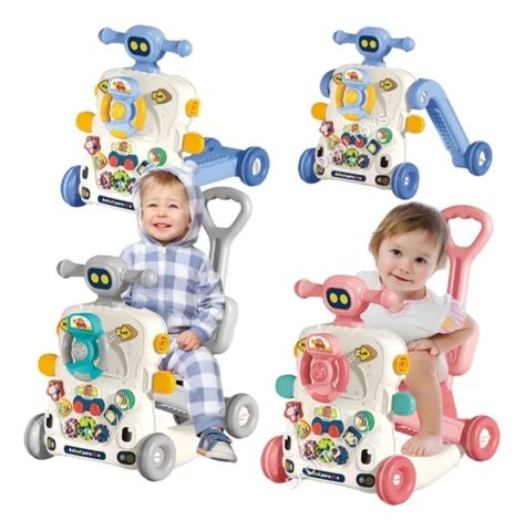 Andador Caminador Scooter Bebé Musical Multifuncional 6 En 1-4