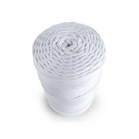 Cordón Algodón Torcido 5mm 200 Metros Macramé-0
