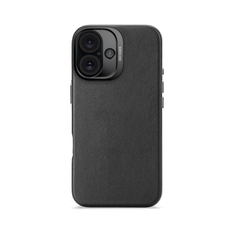 Funda cuero Magsafe iPhone 16 Decoded Negro-0