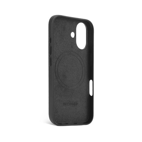 Funda cuero Magsafe iPhone 16 Decoded Negro-3